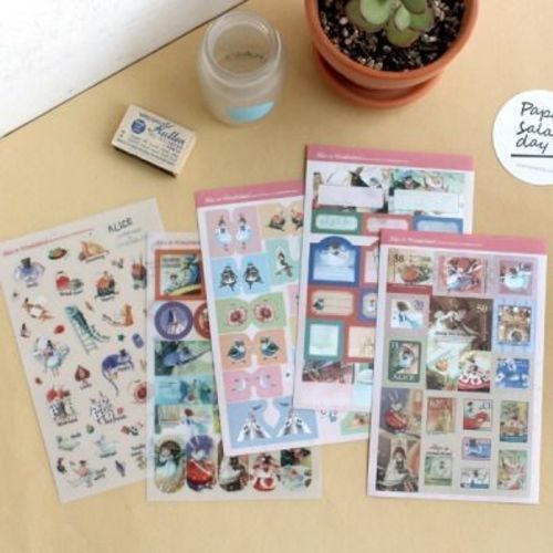 Alice in Wonderland Deco Sticker Set - Image 31