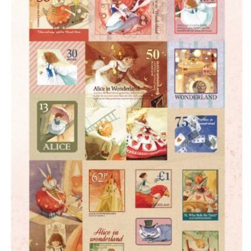 Alice in Wonderland Deco Sticker Set - Image 4