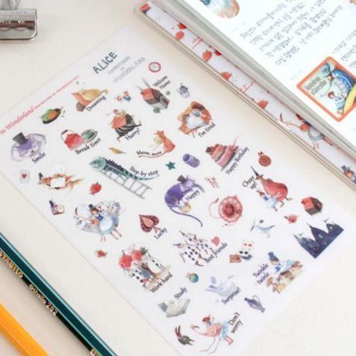 Alice in Wonderland Deco Sticker Set - Image 24