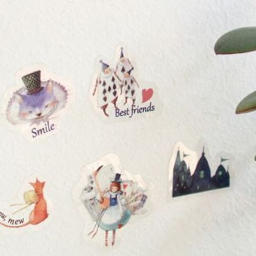 Alice in Wonderland Deco Sticker Set - Image 28