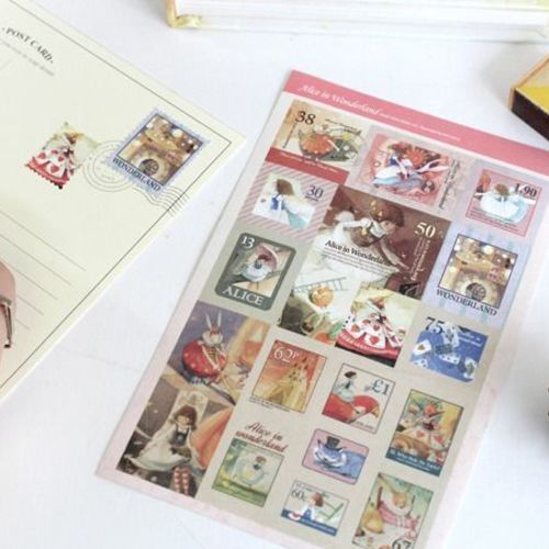 Alice in Wonderland Deco Sticker Set - Image 29