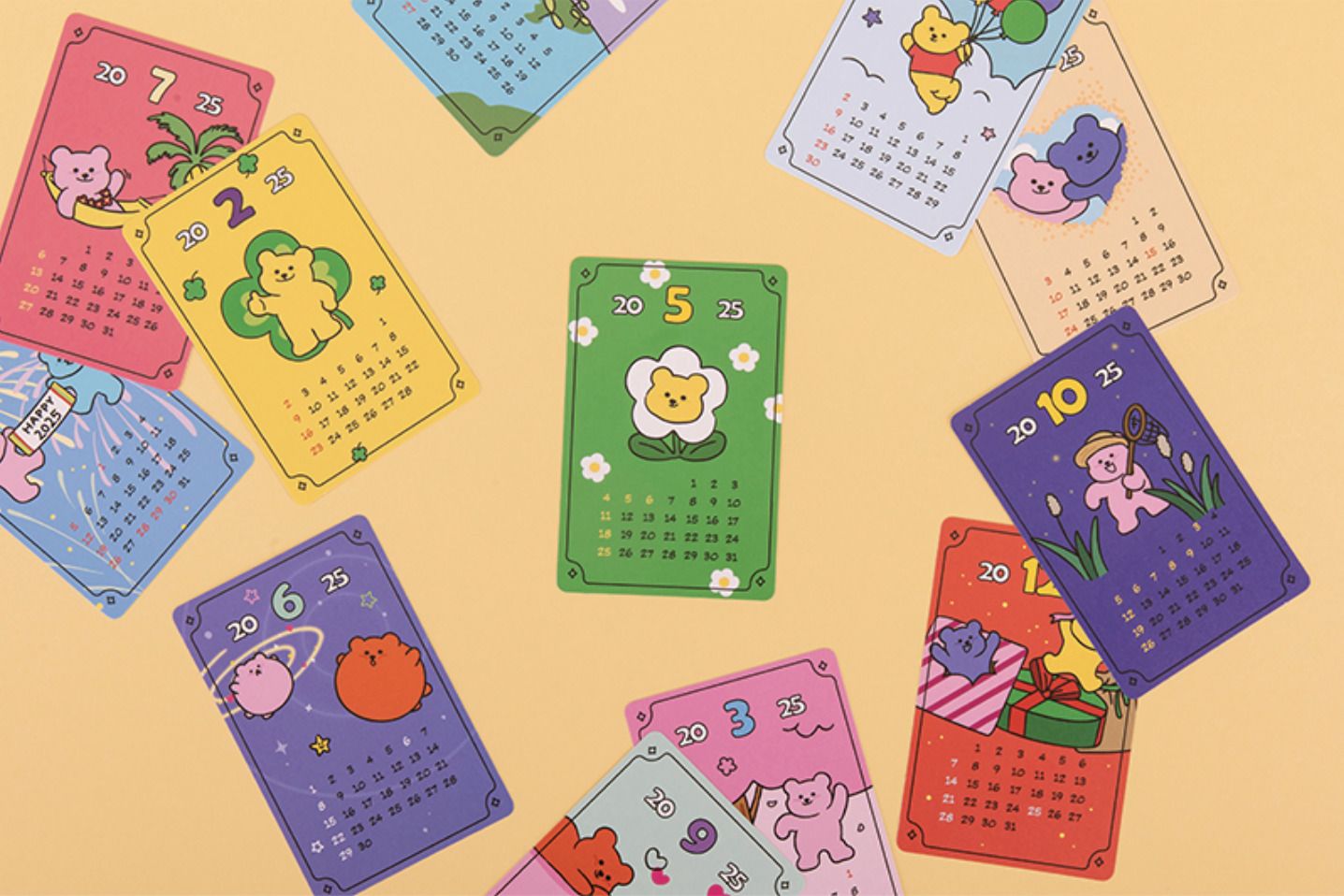mochithings-2025-jelly-bear-card-calendar-sheets