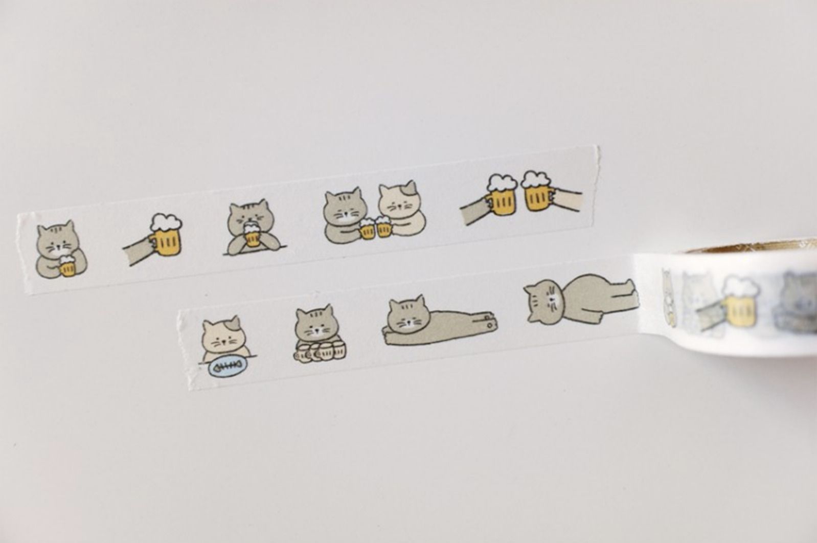 MochiThings Cat's Beer Time Masking Tape