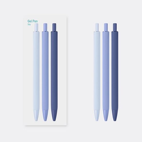 3pcs Color Palette Gel Pen Set