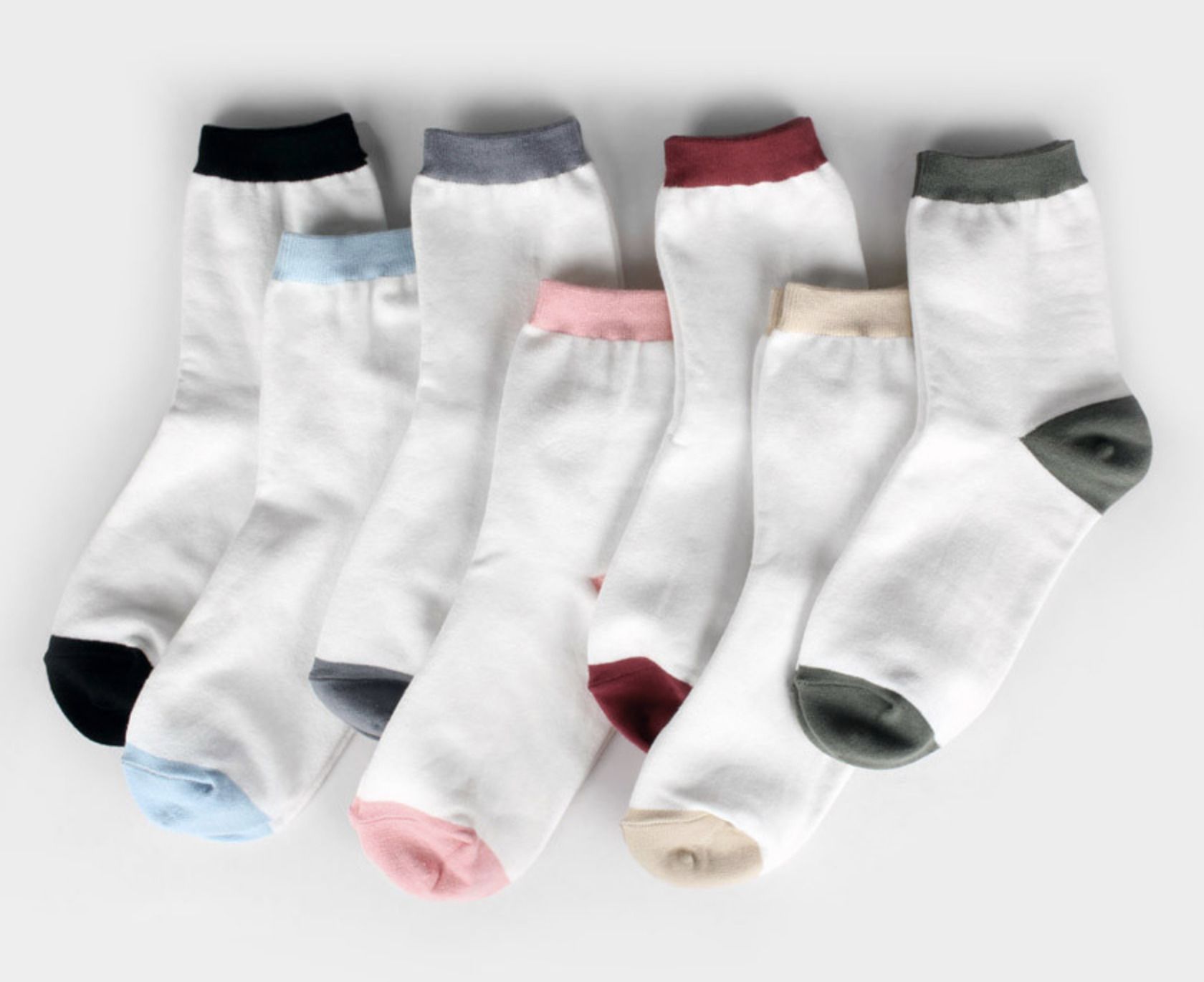 MochiThings: Basic Color Point Women Socks