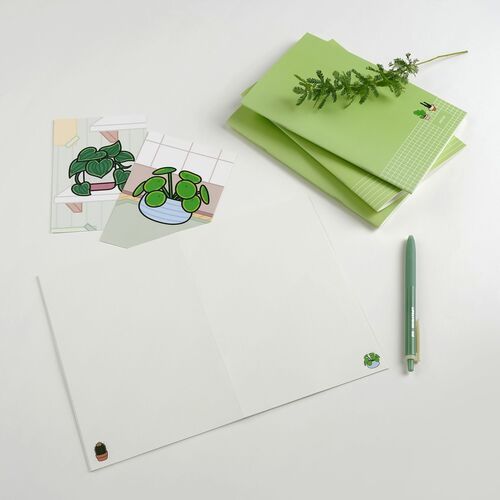 12pcs Cozy Home Houseplant Postcard Set - Image 11