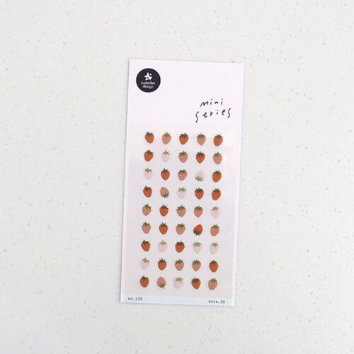Mini Strawberry Deco Sticker