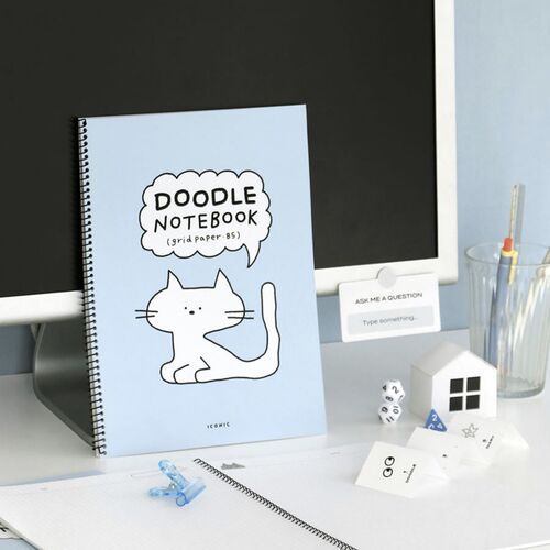 Doodle B5 Grid Notebook