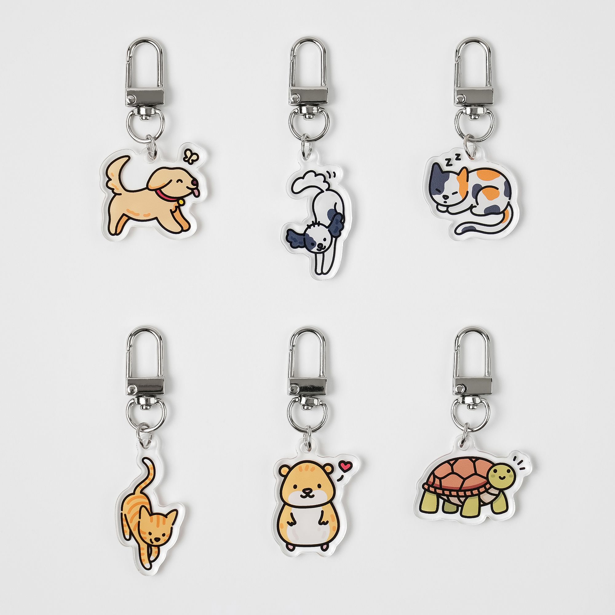 Key Rings Animal Design MochiThings: Animal Acrylic Key Ring