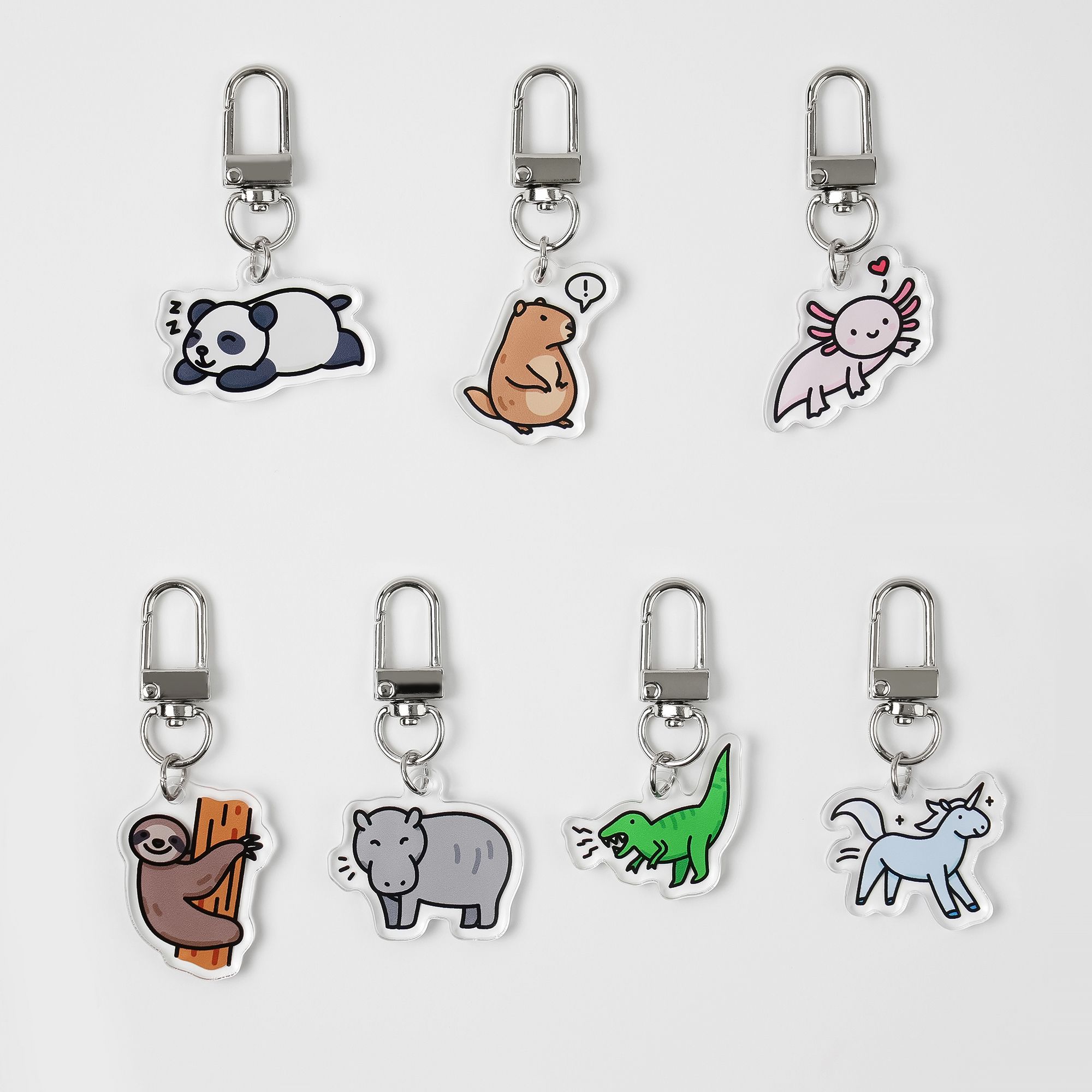 Key Rings Animal Design MochiThings: Animal Acrylic Key Ring