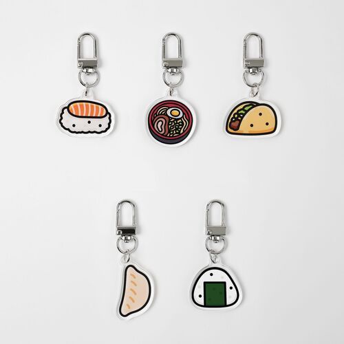 Food Acrylic Key Ring v1