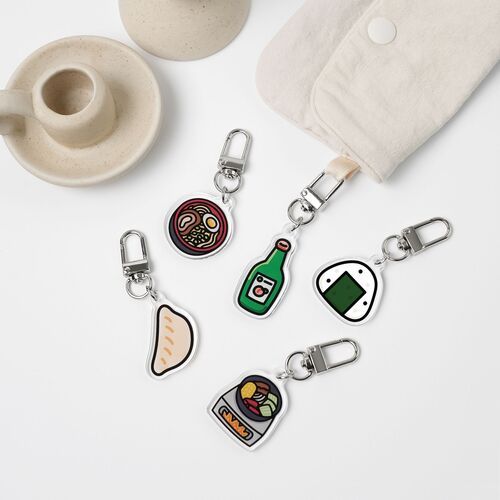 Food Acrylic Key Ring v1
