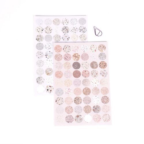 6pcs Mood Palette Round Sticker Set