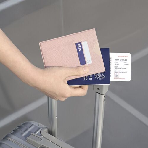 Vegan Leather Anti Skimming Passport Sleeve