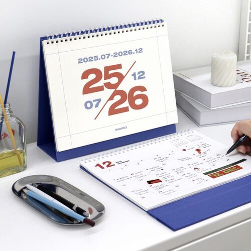 2025-2026 18 Months Desk Calendar