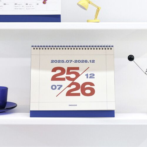 2025-2026 18 Months Desk Calendar
