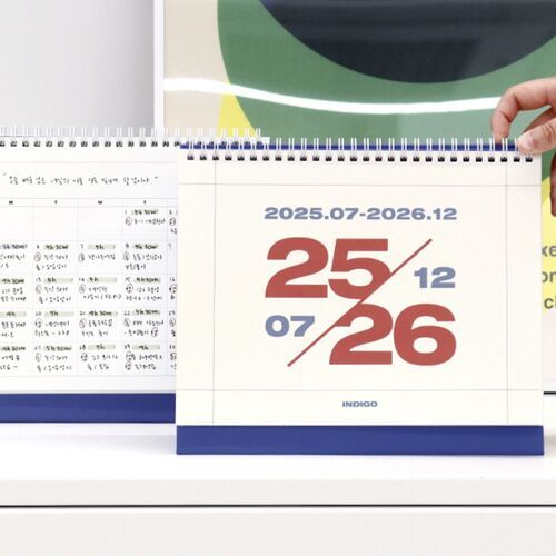 2025-2026 18 Months Desk Calendar