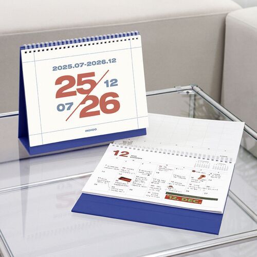 2025-2026 18 Months Desk Calendar