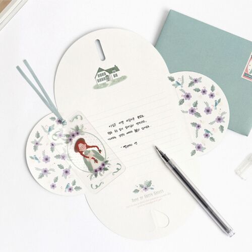 Literature Folding Letter & Bookmark Set