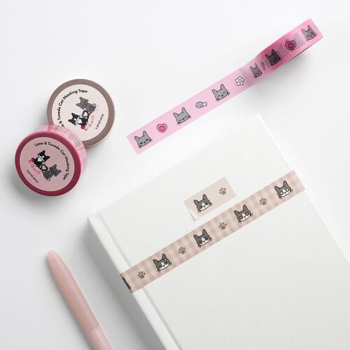 Lana & Tuxedo Cat Masking Tape
