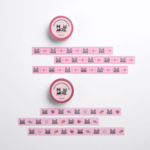 Lana & Tuxedo Cat Masking Tape
