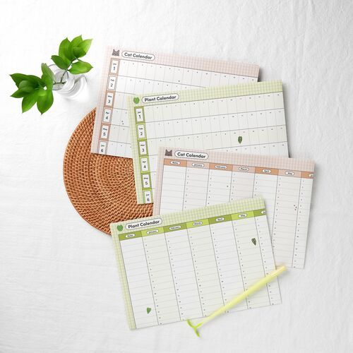 2026 Plant Yearly Calendar Poster