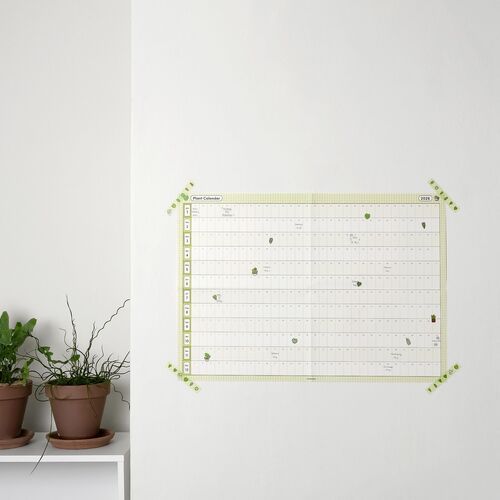 2026 Plant Yearly Calendar Poster