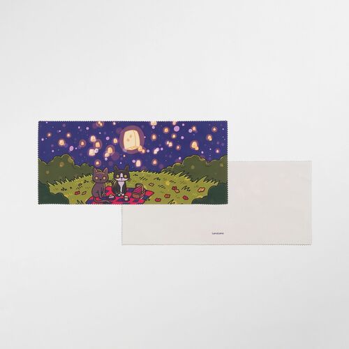 Lana & Tuxedo Cat Long Screen Cloth