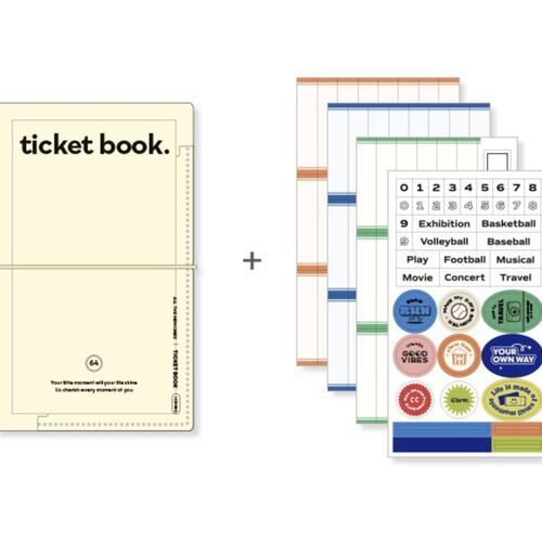 Collect Ticket Book Binder