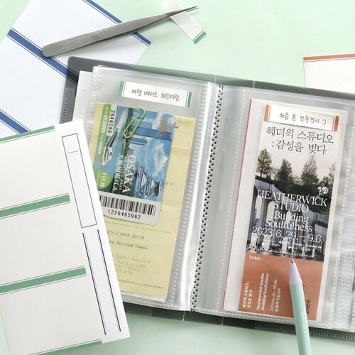 Collect Ticket Book Binder