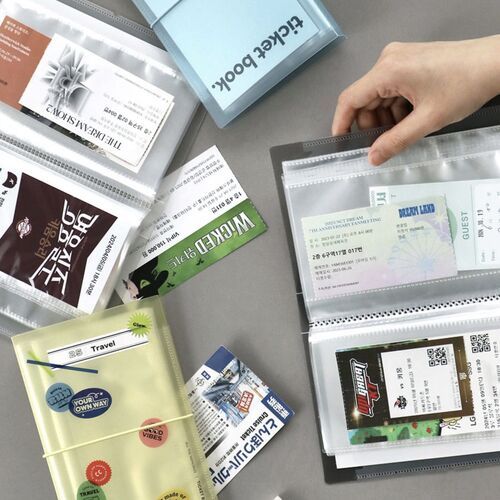 Collect Ticket Book Binder