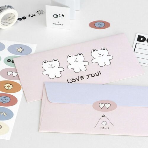 24pcs Doodle Gift Envelope Set
