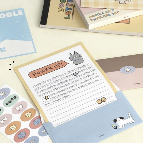 24pcs Doodle Gift Envelope Set