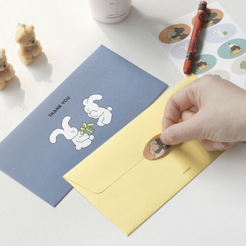 24pcs Cuddly Gift Envelope Set