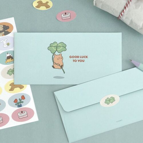 24pcs Cuddly Gift Envelope Set