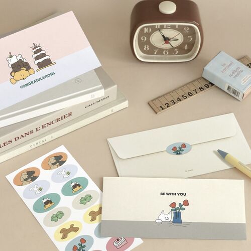 24pcs Cuddly Gift Envelope Set