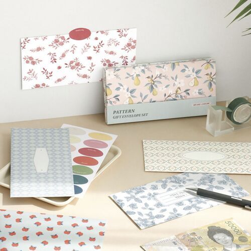 24pcs Pattern Gift Envelope Set