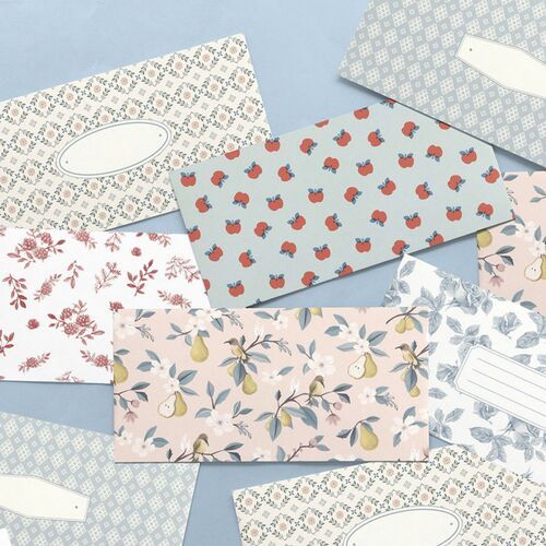 24pcs Pattern Gift Envelope Set
