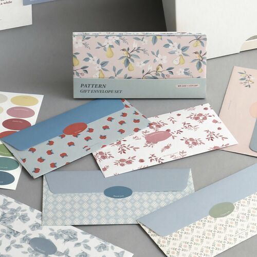 24pcs Pattern Gift Envelope Set