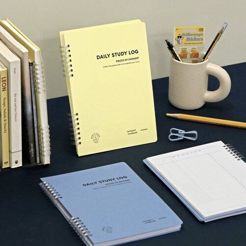 Compact A5 Hardcover Study Log