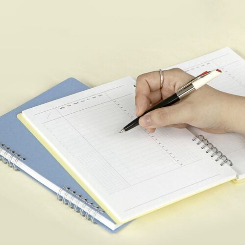 Compact A5 Hardcover Study Log
