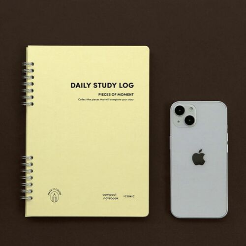 Compact A5 Hardcover Study Log