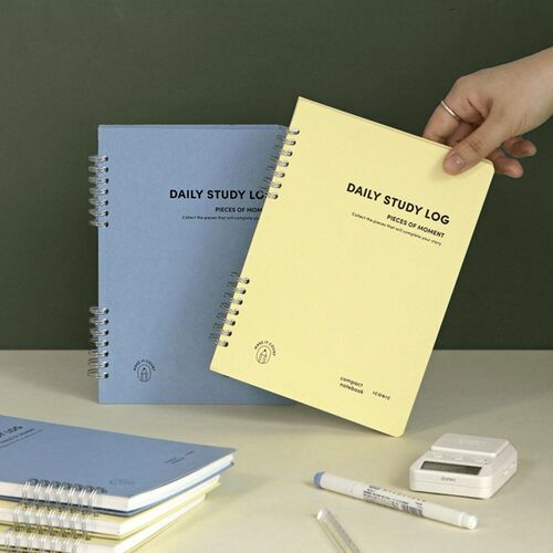 Compact A5 Hardcover Study Log