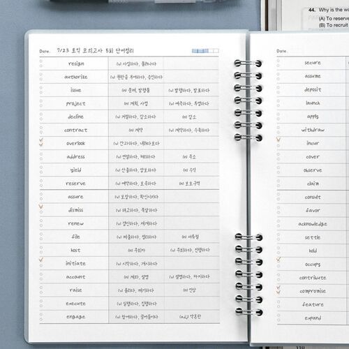 Compact A5 Hardcover Word Notebook