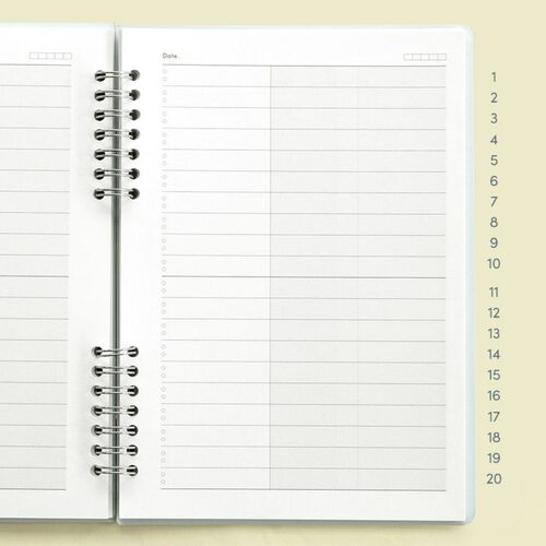 Compact A5 Hardcover Word Notebook