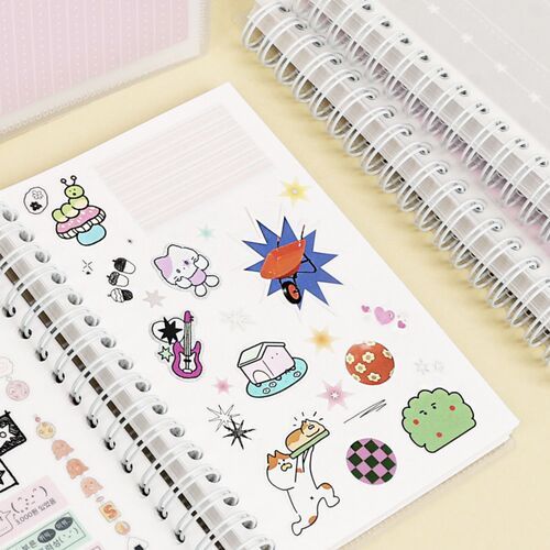 Small Adorable Double-sided Sticker Book
