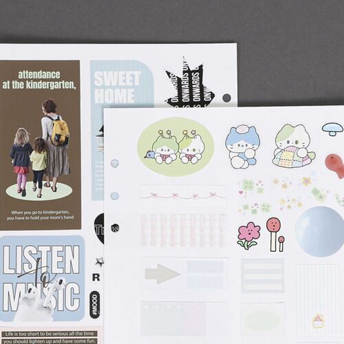 Bulk Sticker Book 6 Ring A6 Refill