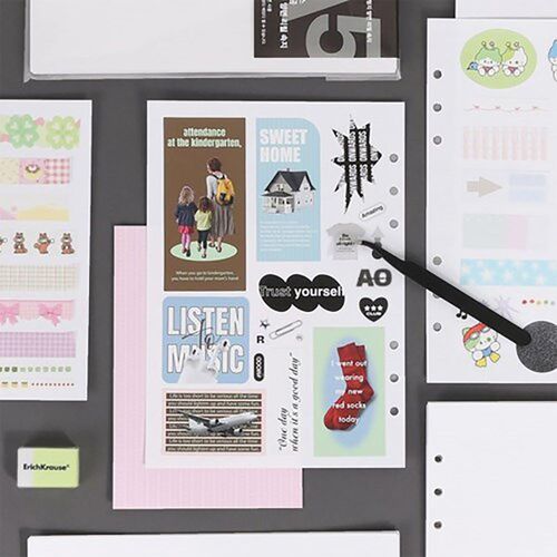 Bulk Sticker Book 6 Ring A5 Refill