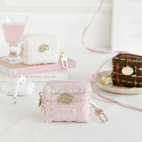 Piyo Tweed Earphone Pouch