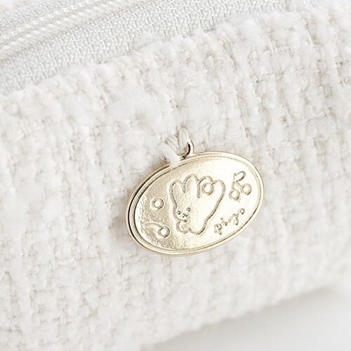 Piyo Tweed Earphone Pouch